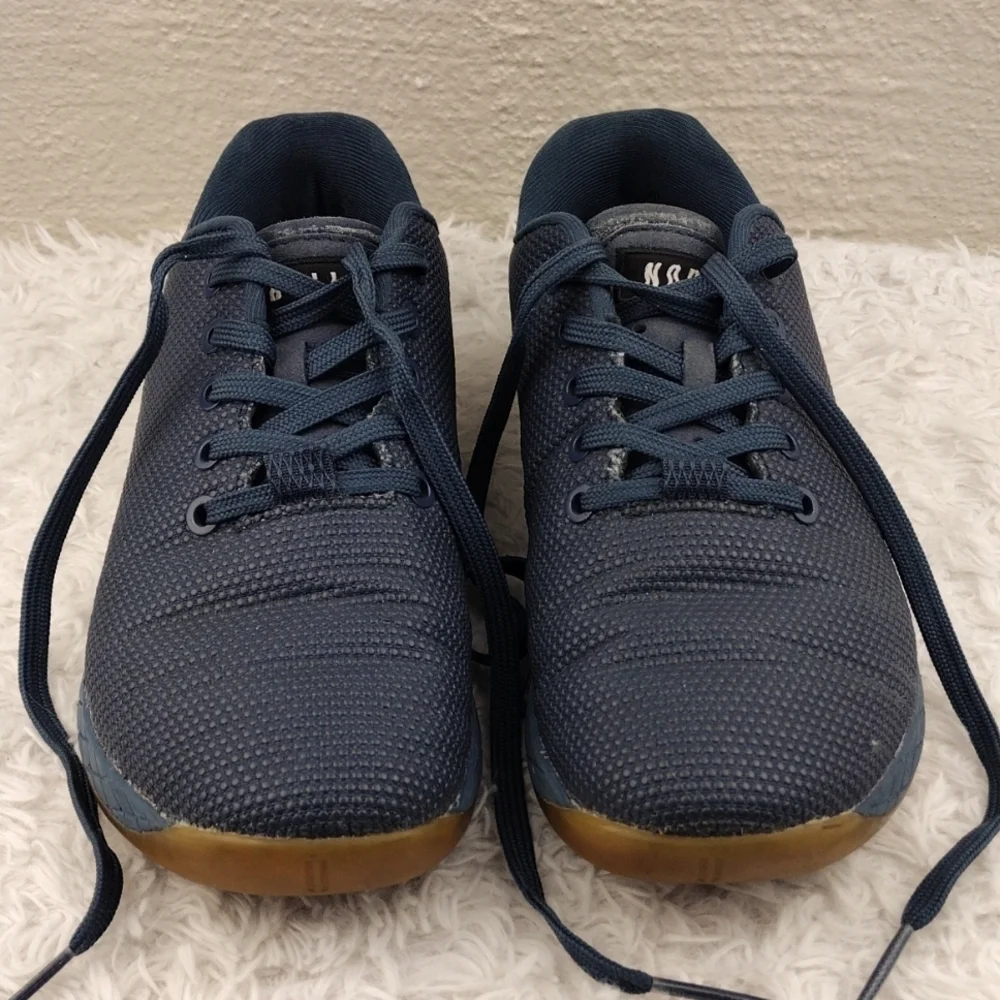NOBULL Navy Gum High Carbon Rubber Upper Low Top Lace Up Training Sneaker Shoe